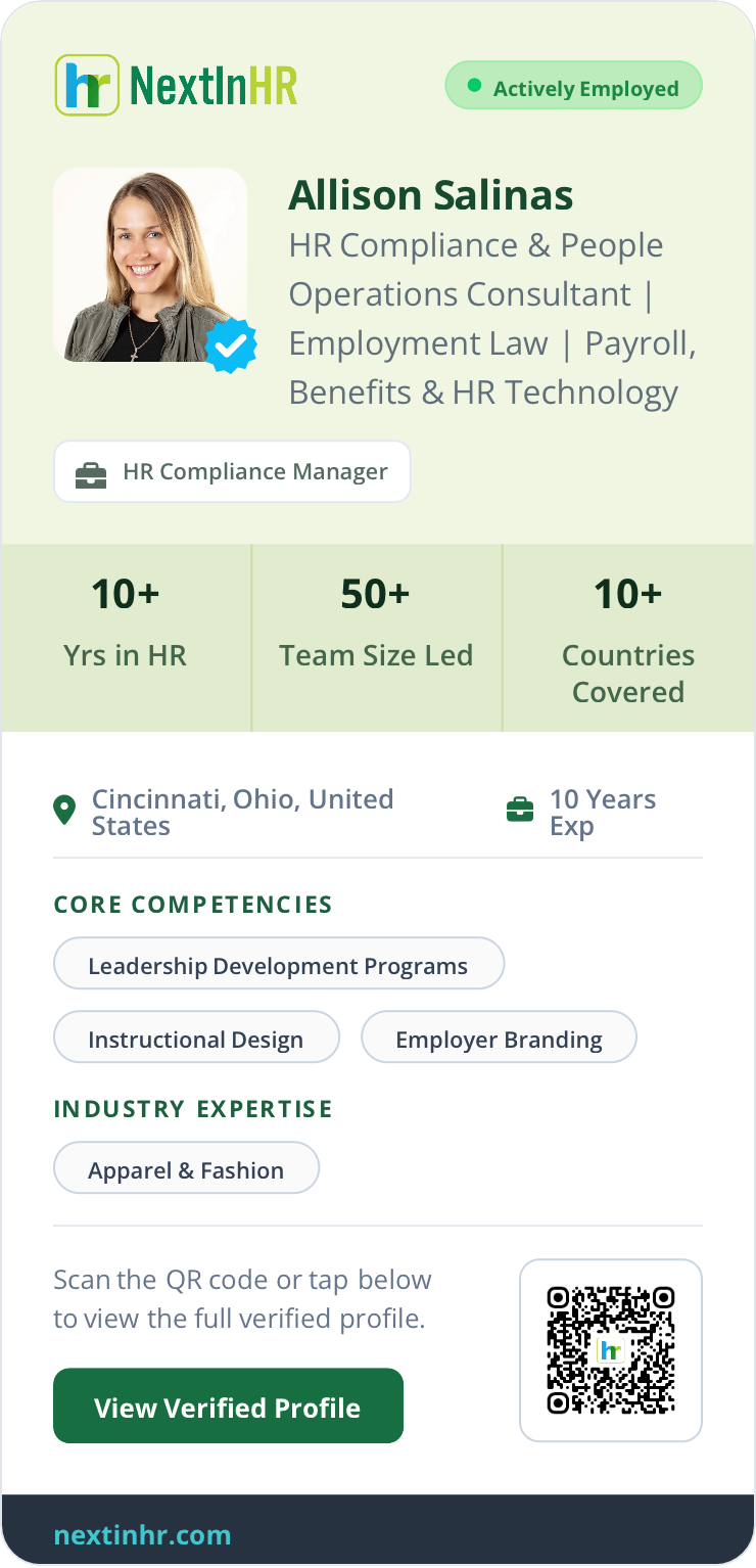 HR Verified Card 1