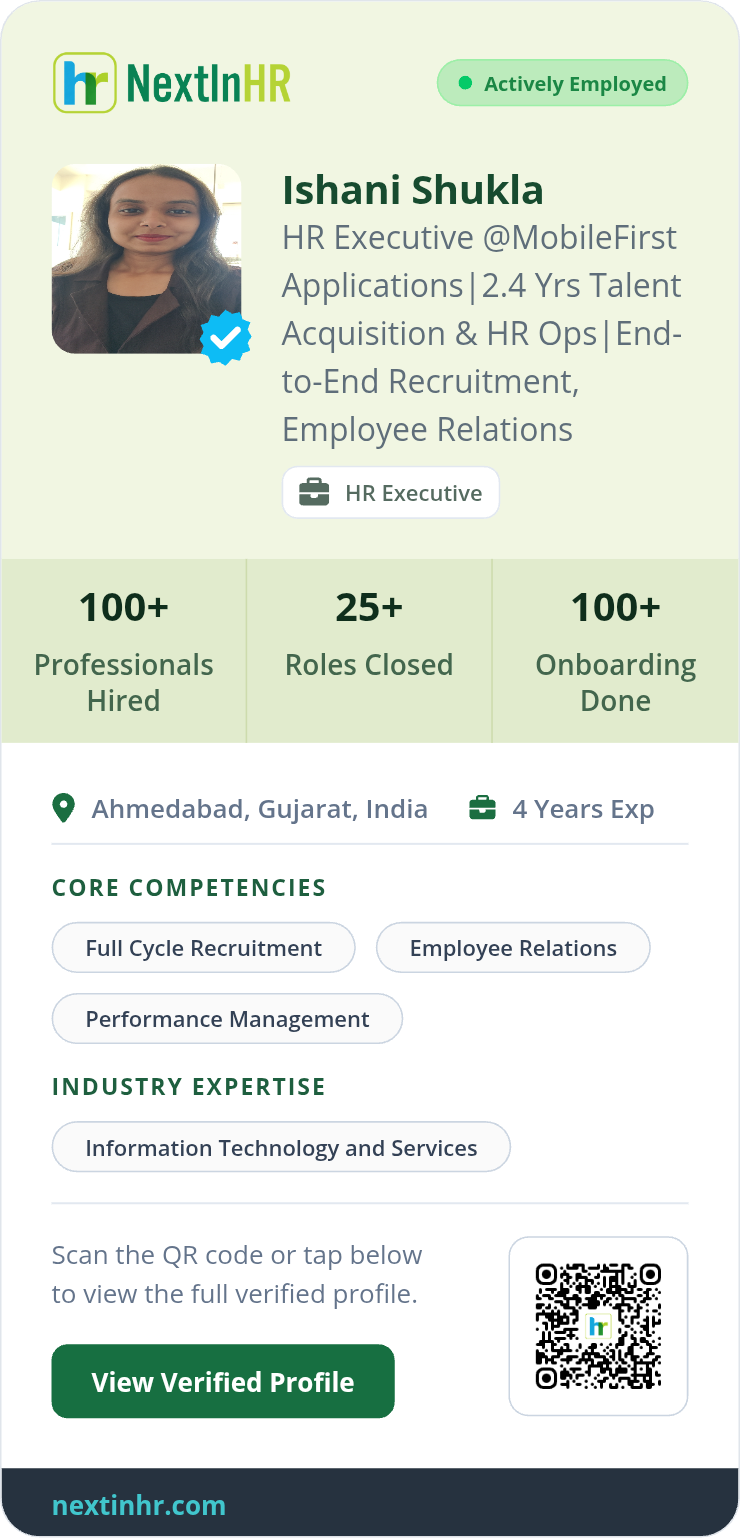 HR Verified Card 8