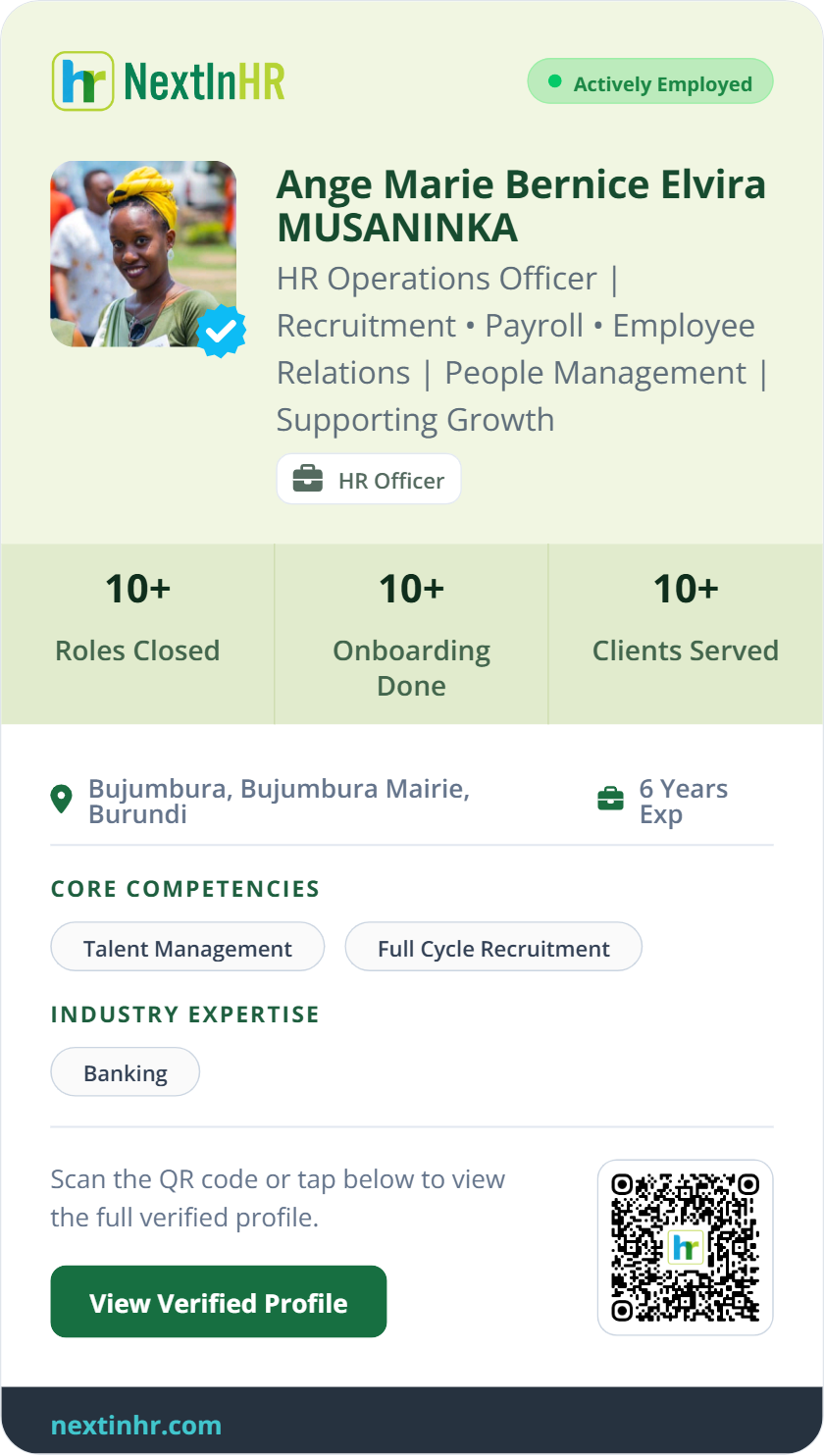 HR Verified Card 9